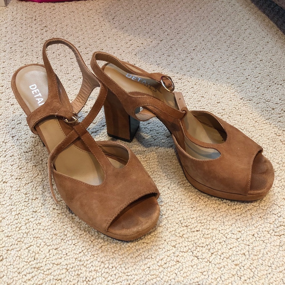 Detail Suade Heels
